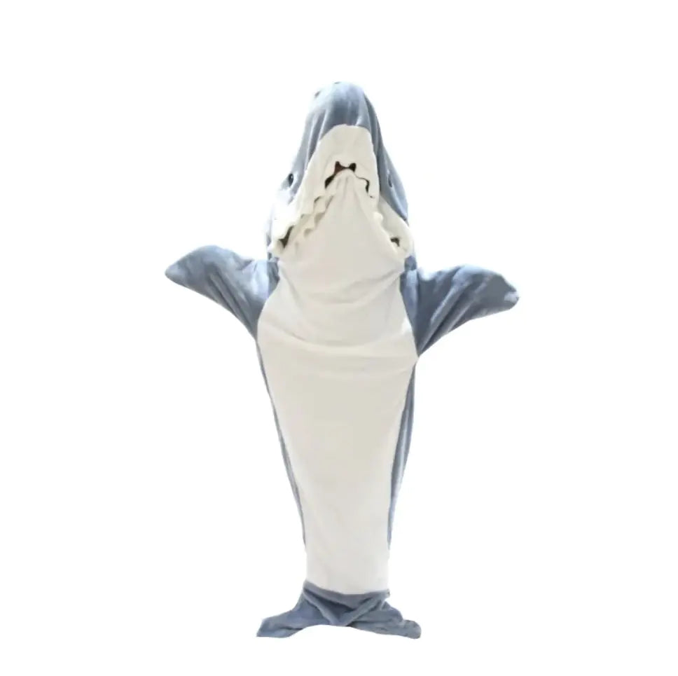 Shark Blanket Super Soft Hooded Sleeping Bag