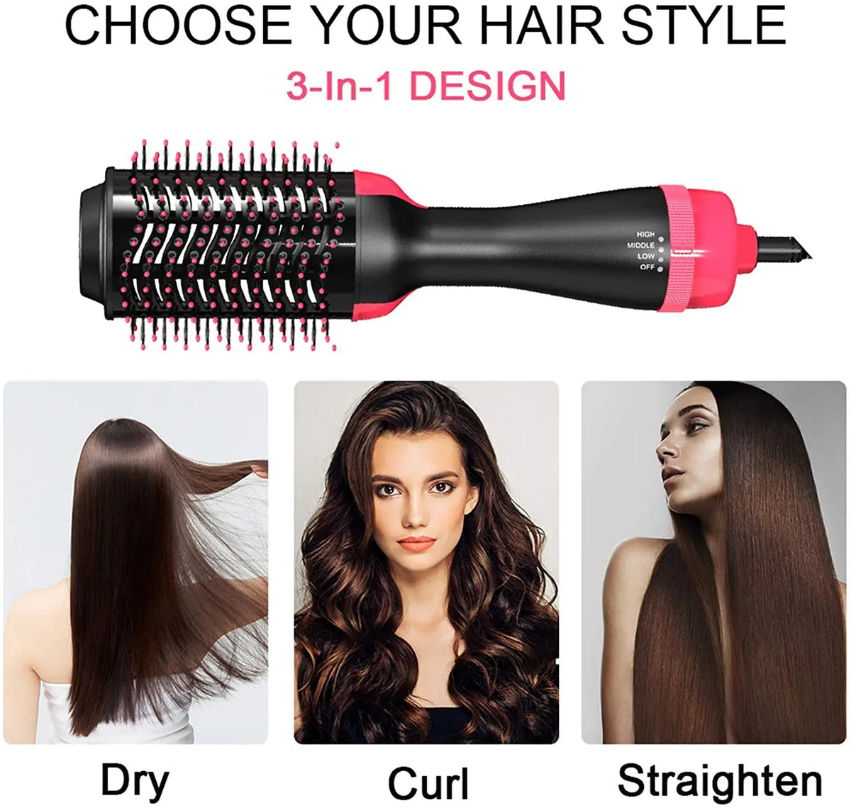 One-Step Hot Air Volumizing Brush