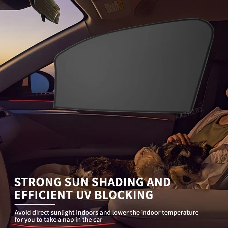 Magnetic Car Window Sun Shade Set (4 Pieces)