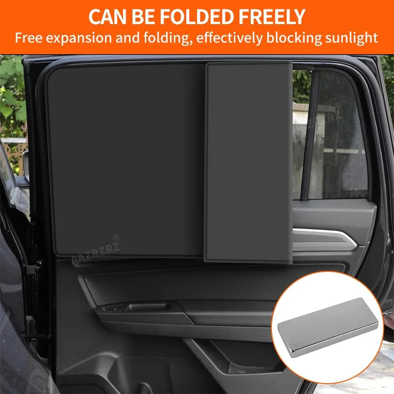 Magnetic Car Window Sun Shade Set (4 Pieces)