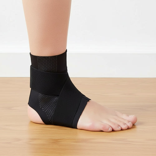 Heel and arch support sleeve with figure-8 strap